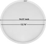 RESINWORLD 14" Extra-Large Round Silicone Mold, 0.5" - Image 5