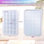 LET'S RESIN Large Rectangle Silicone Tray Mold with Edges - Image 5
