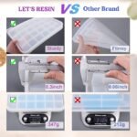 LET'S RESIN Large Rectangle Silicone Tray Mold with Edges - Image 4