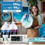 2-Gallon Crystal Clear Epoxy Resin Kit with Pumps - Image 4