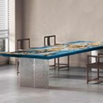 Custom Fir Wood Epoxy River Table – Large Handmade Resin Dining, Office, or Living Room - Image 4