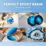 CRAFT RESIN 1 Gallon Crystal Clear Epoxy Resin Kit with Pumps - Image 5