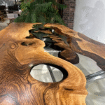 Personalized Large Custom Epoxy River Tabletop - Image 2